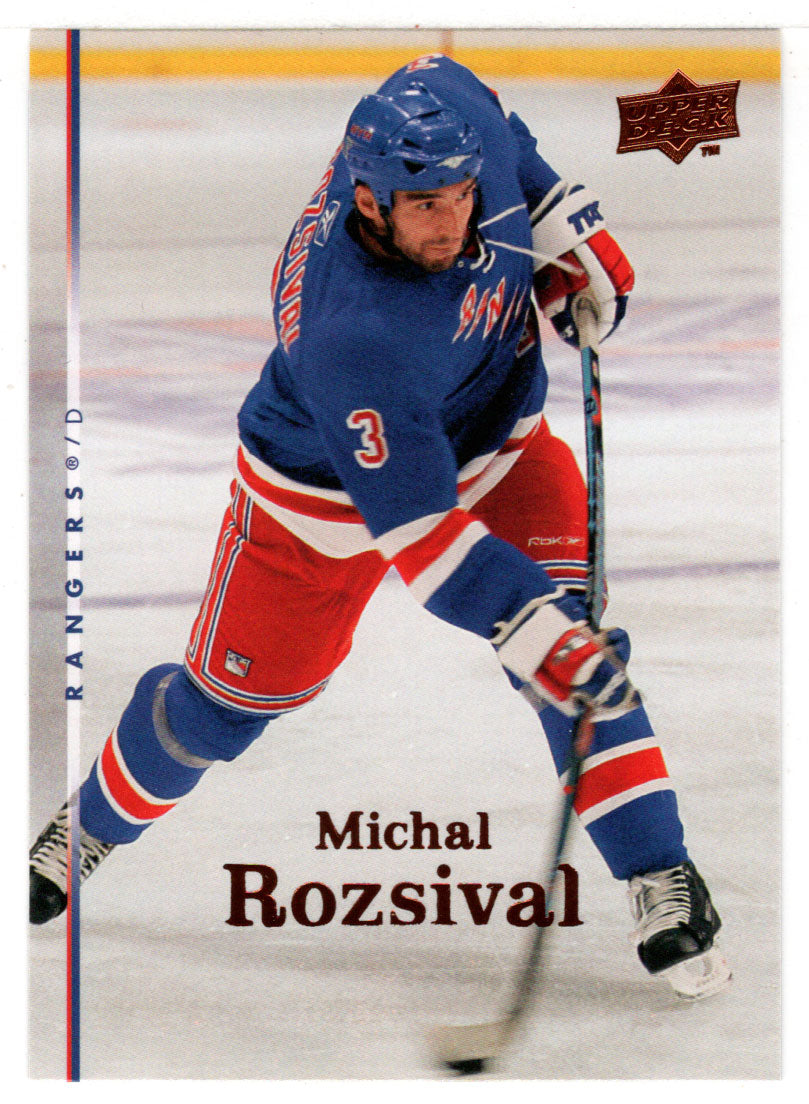 Michal Rozsival - New York Rangers (NHL Hockey Card) 2007-08 Upper Deck # 368 Mint