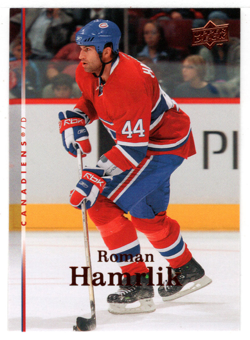 Roman Hamrlik - Montreal Canadiens (NHL Hockey Card) 2007-08 Upper Deck # 404 Mint