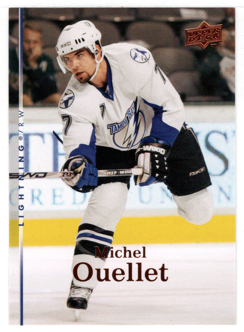 Michel Ouellet - Tampa Bay Lightning (NHL Hockey Card) 2007-08 Upper Deck # 427 Mint