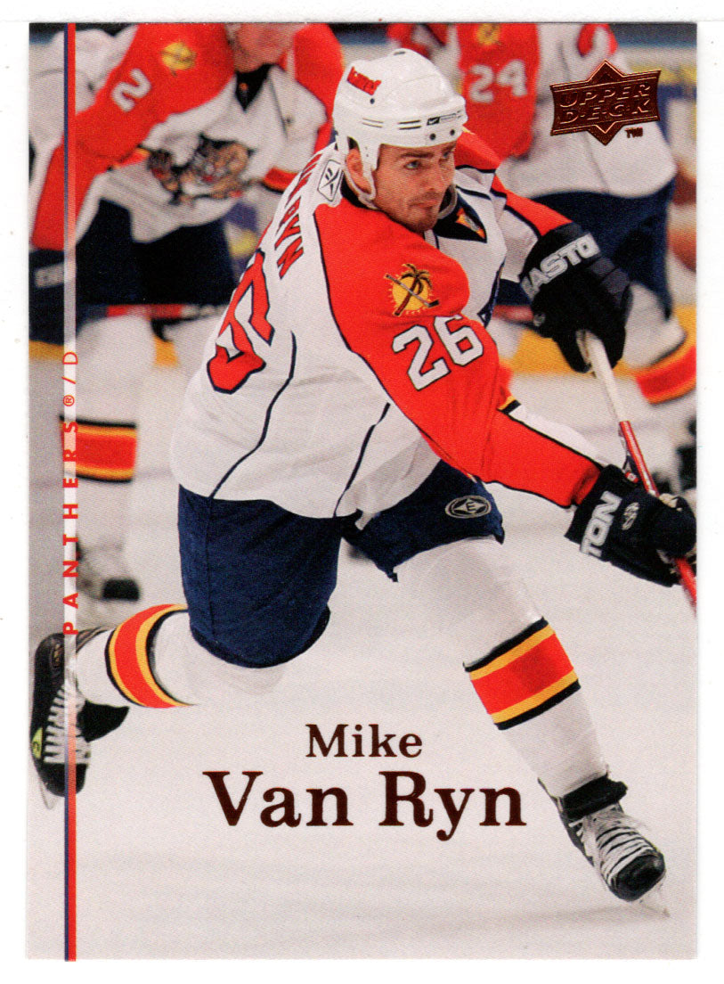 Mike Van Ryn - Florida Panthers (NHL Hockey Card) 2007-08 Upper Deck # 442 Mint