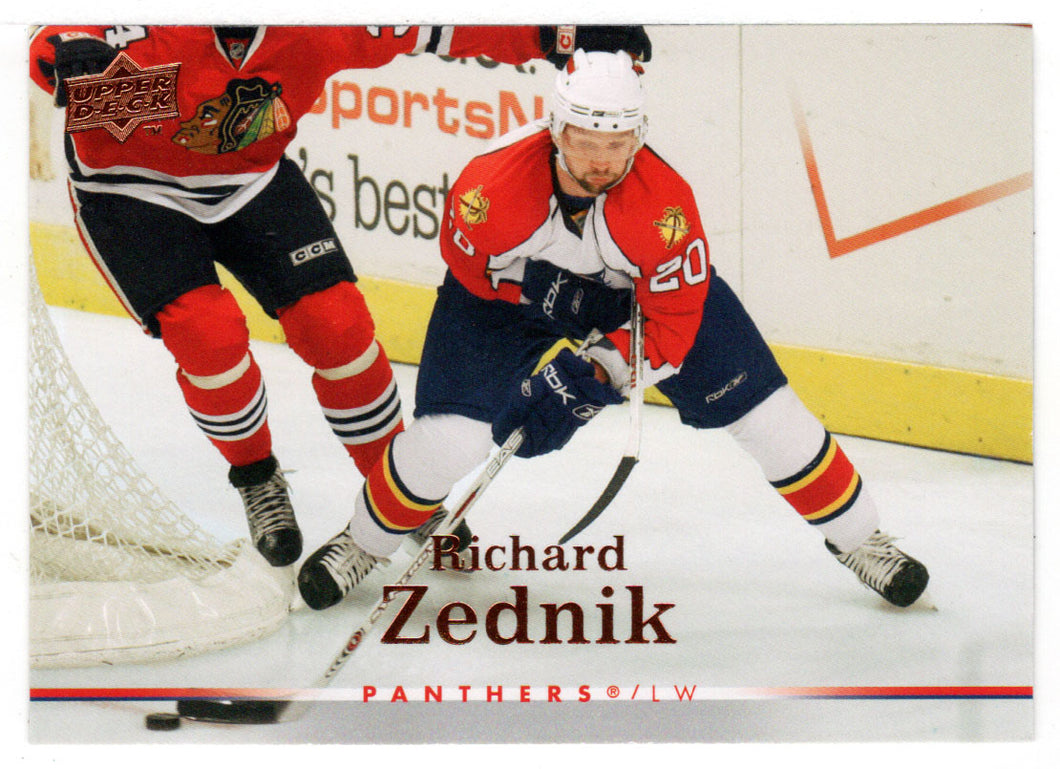 Richard Zednik - Florida Panthers (NHL Hockey Card) 2007-08 Upper Deck # 443 Mint