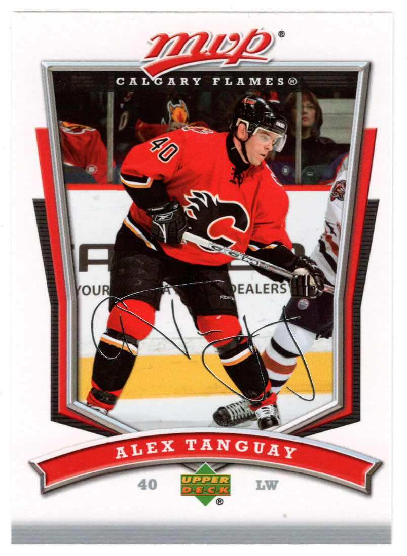 Alex Tanguay - Calgary Flames (NHL Hockey Card) 2007-08 Upper Deck MVP # 119 Mint