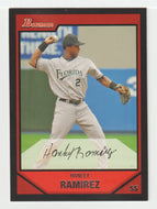 Hanley Ramirez - Florida Marlins (MLB Baseball Card) 2007 Bowman # 1 Mint