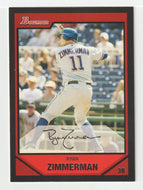 Ryan Zimmerman - Washington Nationals (MLB Baseball Card) 2007 Bowman # 3 Mint