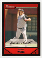 Brandon Webb - Arizona Diamondbacks (MLB Baseball Card) 2007 Bowman # 81 Mint