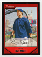 Grady Sizemore - Cleveland Indians (MLB Baseball Card) 2007 Bowman # 107 Mint