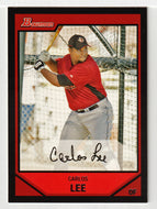 Carlos Lee - Texas Rangers (MLB Baseball Card) 2007 Bowman # 128 Mint