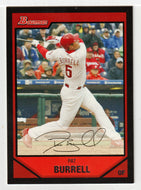 Pat Burrell - Philadelphia Phillies (MLB Baseball Card) 2007 Bowman # 129 Mint