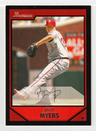 Brett Myers - Philadelphia Phillies (MLB Baseball Card) 2007 Bowman # 144 Mint