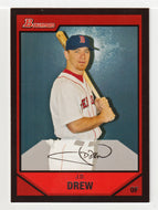 J.D. Drew - Boston Red Sox (MLB Baseball Card) 2007 Bowman # 168 Mint