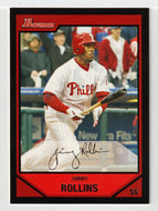 Jimmy Rollins - Philadelphia Phillies (MLB Baseball Card) 2007 Bowman # 170 Mint