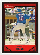 Michael Young - Texas Rangers (MLB Baseball Card) 2007 Bowman # 194 Mint