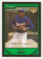 Joaquin Arias RC - Texas Rangers (MLB Baseball Card) 2007 Bowman # 208 Mint