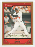 Melvin Mora - Baltimore Orioles - Gold (MLB Baseball Card) 2007 Bowman # 137 Mint