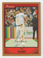 Troy Glaus - Toronto Blue Jays - Gold (MLB Baseball Card) 2007 Bowman # 184 Mint