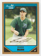 Brandon Mann - Tampa Bay Devil Rays - Prospects Gold (MLB Baseball Card) 2007 Bowman # BP63 Mint