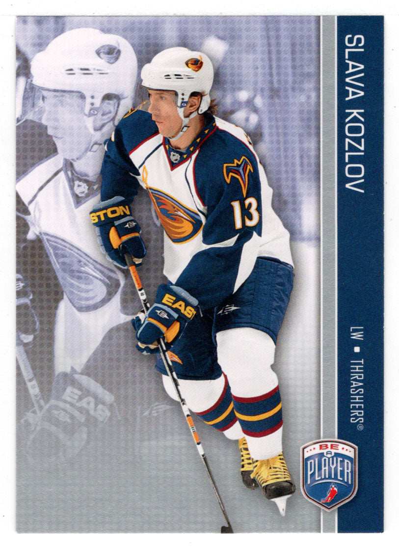 Slava Kozlov - Atlanta Thrashers (NHL Hockey Card) 2008-09 Be A Player # 11 Mint