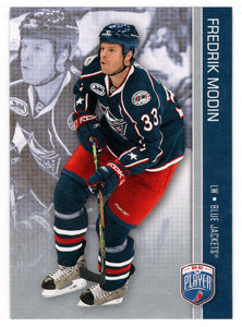 Fredrik Modin - Columbus Blue Jackets (NHL Hockey Card) 2008-09 Be A Player # 55 Mint