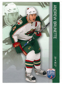 Andrew Brunette - Minnesota Wild (NHL Hockey Card) 2008-09 Be A Player # 88 Mint