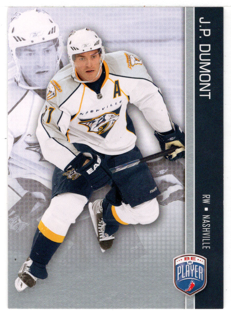 J.P. Dumont - Nashville Predators (NHL Hockey Card) 2008-09 Be A Player # 98 Mint