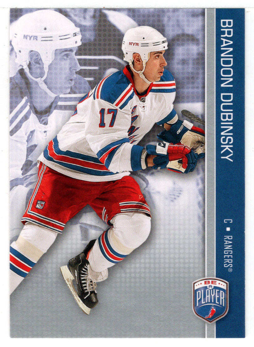 Brandon Dubinsky - New York Rangers (NHL Hockey Card) 2008-09 Be A Player # 119 Mint