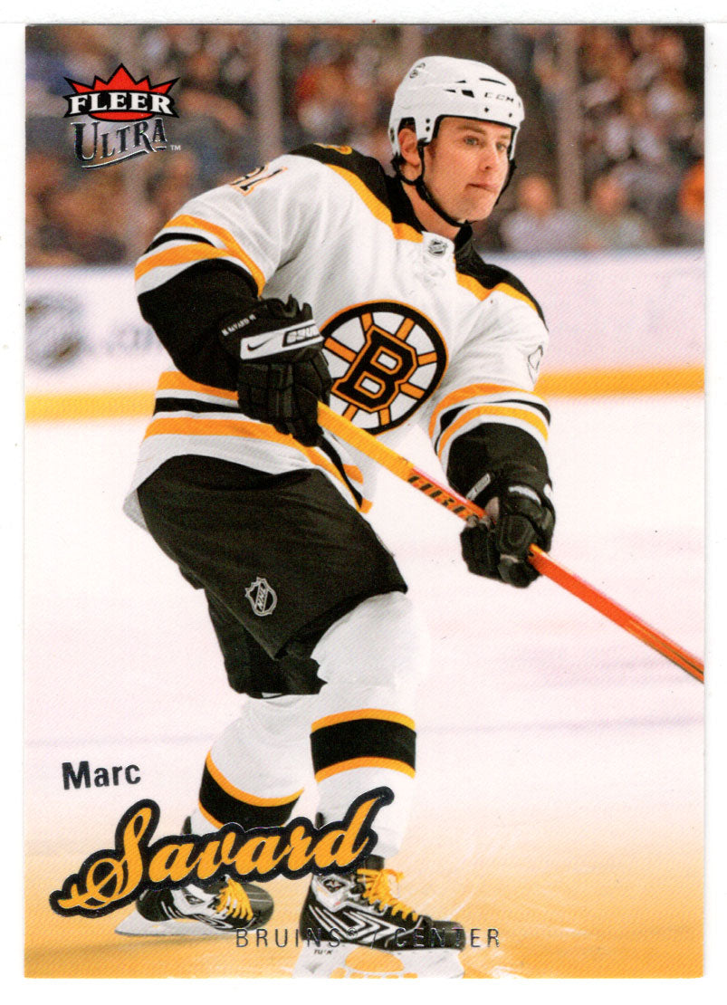 Marc Savard - Boston Bruins (NHL Hockey Card) 2008-09 Fleer Ultra # 8 Mint