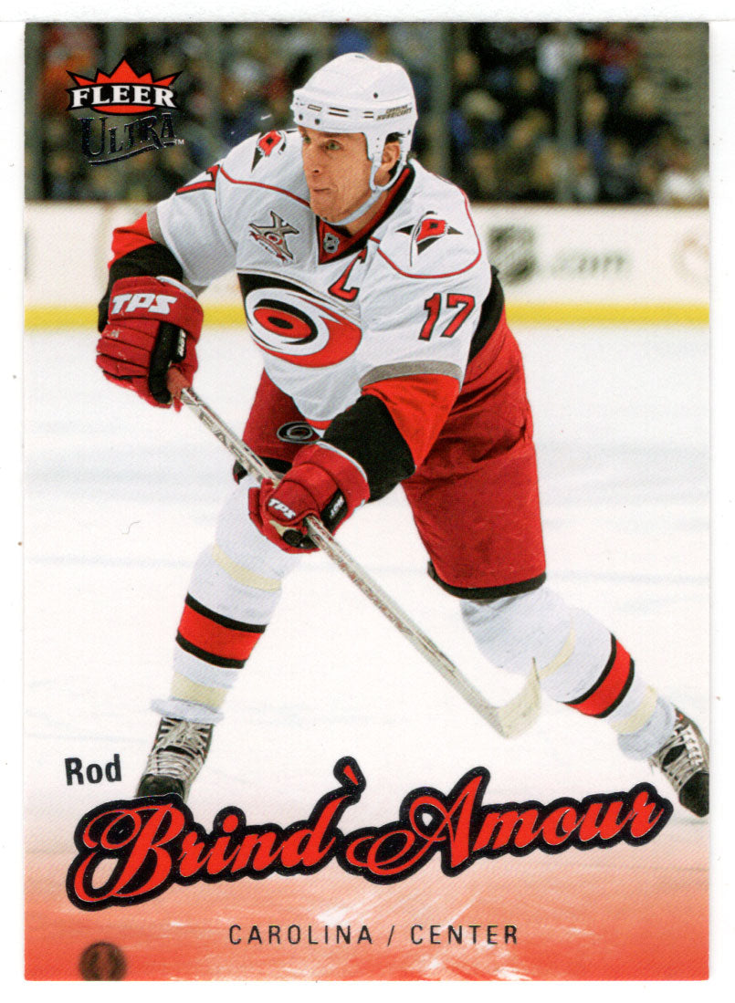 Rod Brind'Amour - Carolina Hurricanes (NHL Hockey Card) 2008-09 Fleer Ultra # 22 Mint