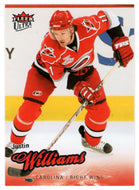 Justin Williams - Carolina Hurricanes (NHL Hockey Card) 2008-09 Fleer Ultra # 24 Mint
