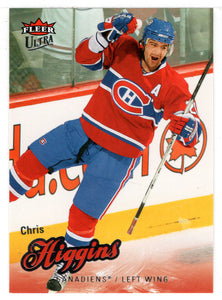 Chris Higgins - Montreal Canadiens (NHL Hockey Card) 2008-09 Fleer Ultra # 37 Mint