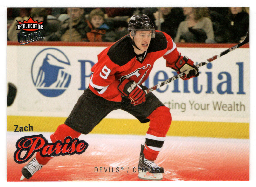 Zach Parise - New Jersey Devils (NHL Hockey Card) 2008-09 Fleer Ultra # 41 Mint