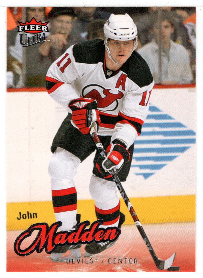 John Madden - New Jersey Devils (NHL Hockey Card) 2008-09 Fleer Ultra # 44 Mint