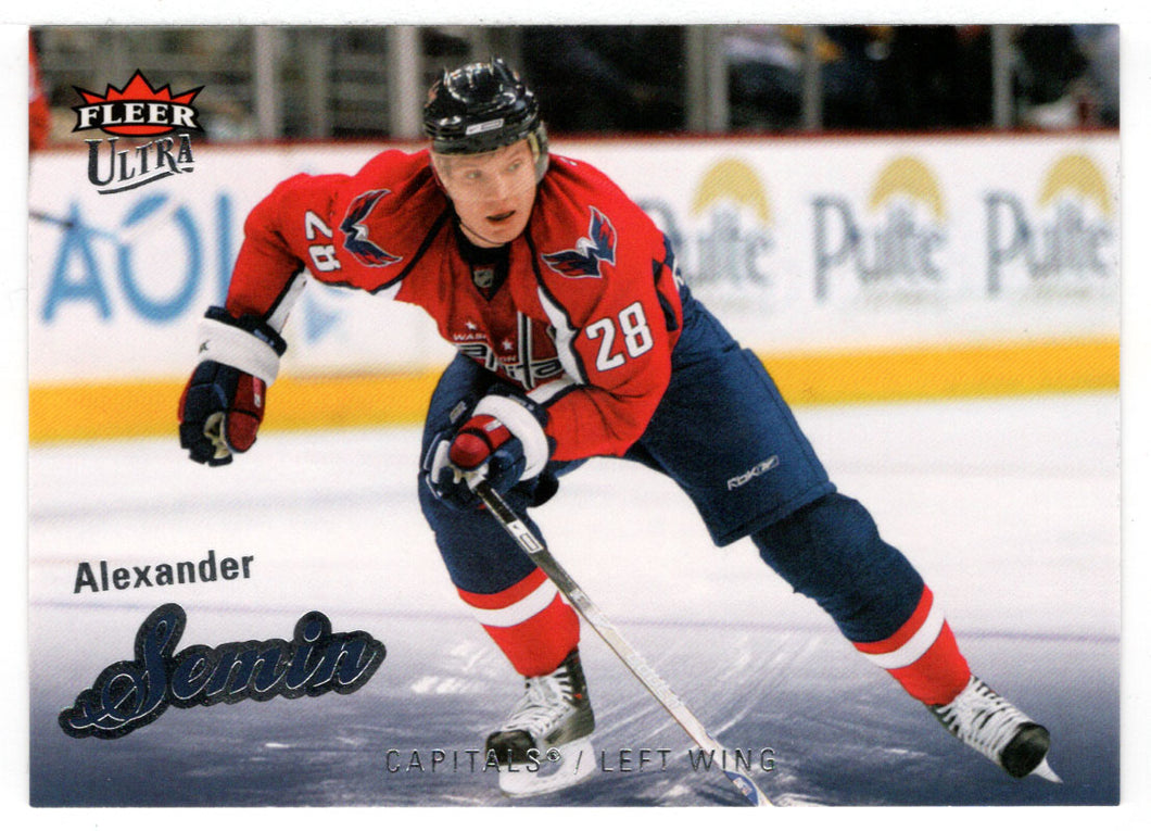 Alexander Semin - Washington Capitals (NHL Hockey Card) 2008-09 Fleer Ultra # 101 Mint