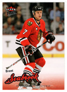 Brent Seabrook - Chicago Blackhawks (NHL Hockey Card) 2008-09 Fleer Ultra # 120 Mint