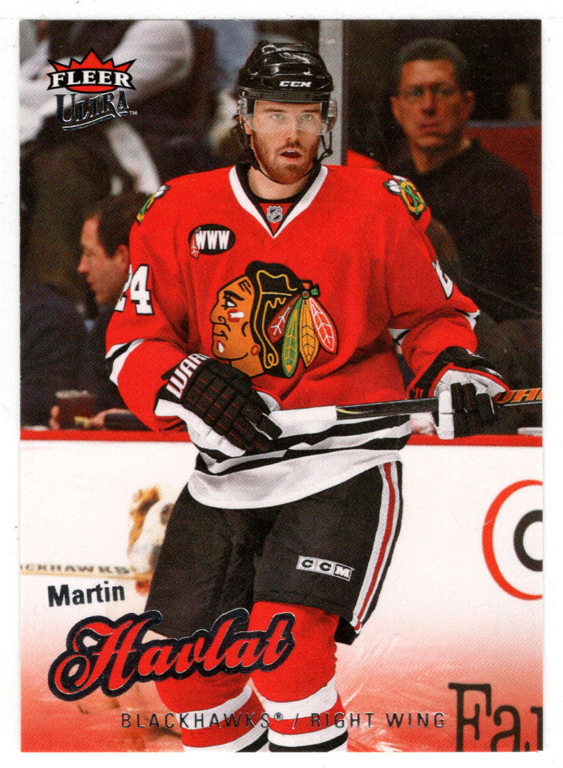 Martin Havlat - Chicago Blackhawks (NHL Hockey Card) 2008-09 Fleer Ultra # 122 Mint