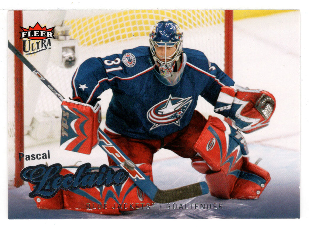 Pascal Leclaire - Columbus Blue Jackets (NHL Hockey Card) 2008-09 Fleer Ultra # 132A Mint