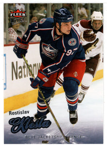 Rostislav Klesla - Columbus Blue Jackets (NHL Hockey Card) 2008-09 Fleer Ultra # 134 Mint