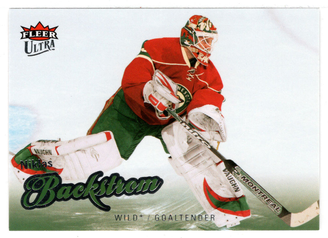 Niklas Backstrom - Minnesota Wild (NHL Hockey Card) 2008-09 Fleer Ultra # 165 Mint
