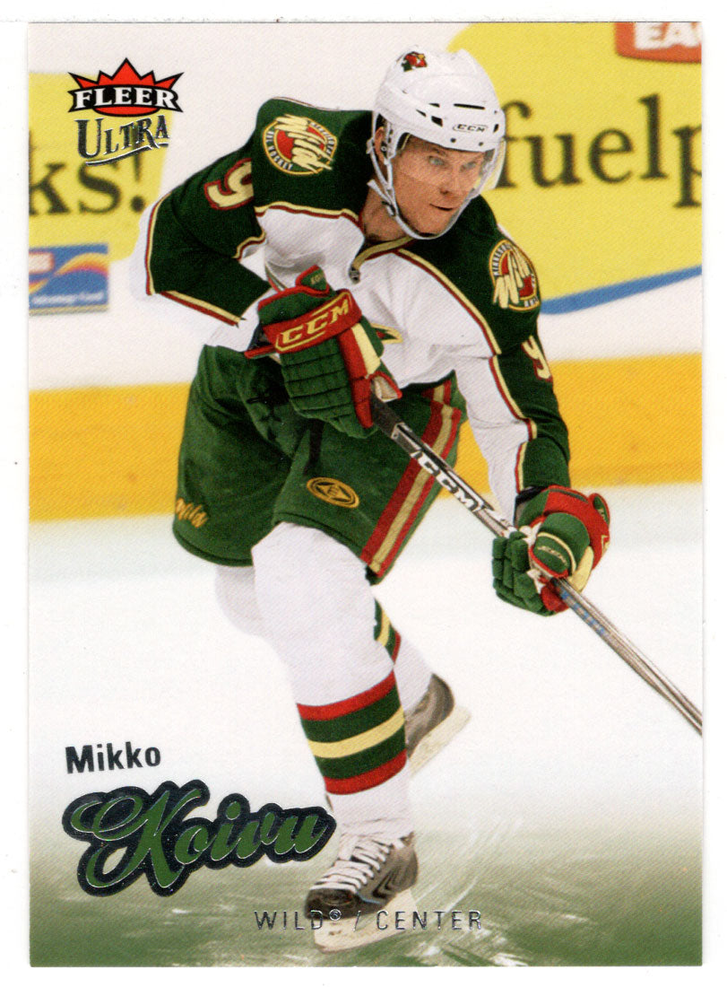 Mikko Koivu - Minnesota Wild (NHL Hockey Card) 2008-09 Fleer Ultra # 169 Mint