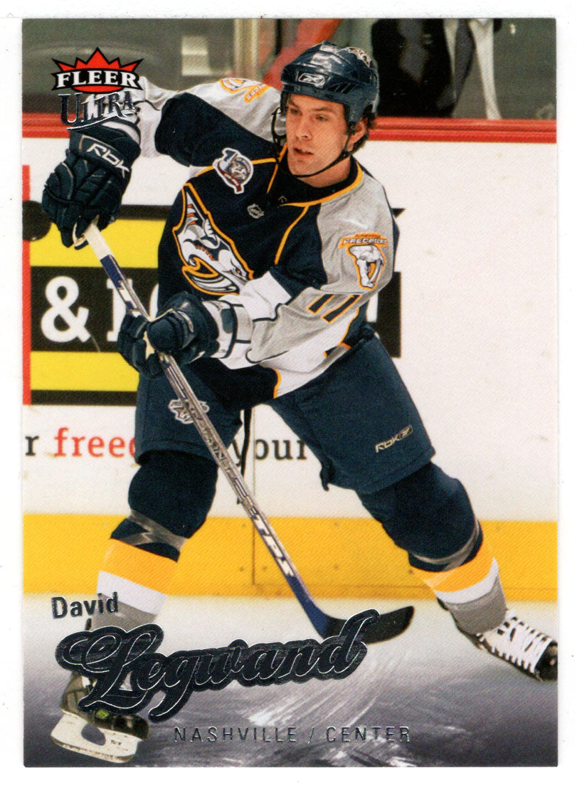 David Legwand - Nashville Predators (NHL Hockey Card) 2008-09 Fleer Ultra # 175 Mint
