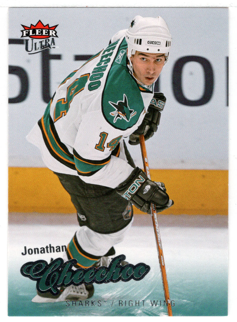 Jonathan Cheechoo - San Jose Sharks (NHL Hockey Card) 2008-09 Fleer Ultra # 184 Mint