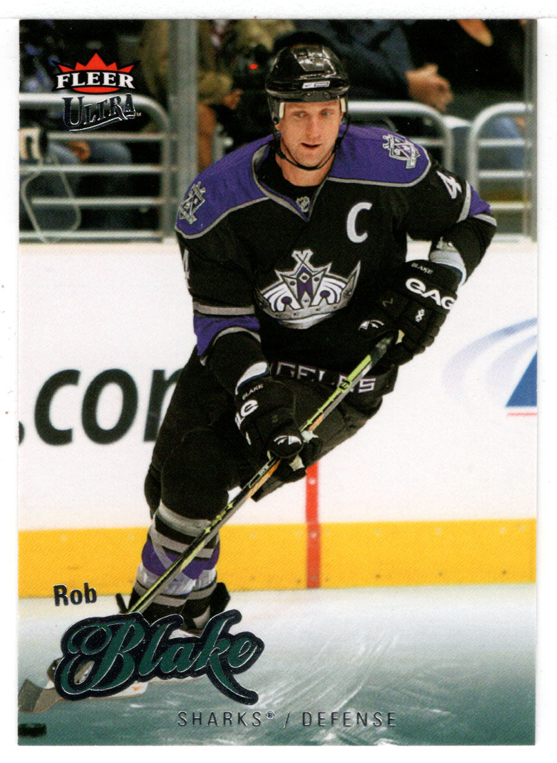 Rob Blake - San Jose Sharks (NHL Hockey Card) 2008-09 Fleer Ultra # 186 Mint