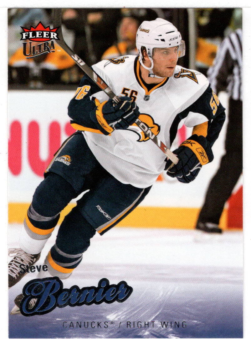 Steve Bernier - Vancouver Canucks (NHL Hockey Card) 2008-09 Fleer Ultra # 196 Mint