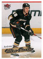 Andrew Ebbett RC - Anaheim Ducks (NHL Hockey Card) 2008-09 Fleer Ultra # 224 Mint