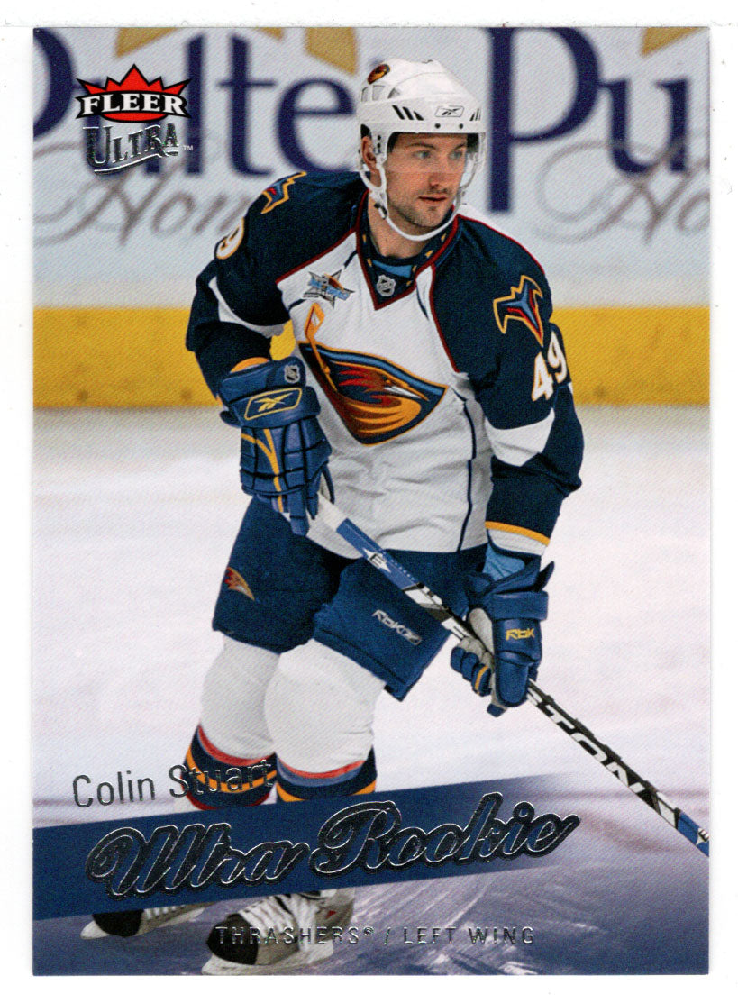 Colin Stuart RC - Atlanta Thrashers (NHL Hockey Card) 2008-09 Fleer Ultra # 250 Mint