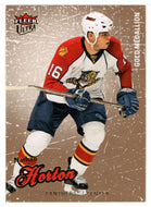 Nathan Horton - Florida Panthers - Gold Medallion (NHL Hockey Card) 2008-09 Fleer Ultra # 28 Mint