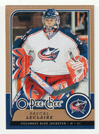 Pascal Leclaire - Columbus Blue Jackets (NHL Hockey Card) 2008-09 O-Pee-Chee # 32 Mint