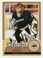 Jonas Hiller - Anaheim Ducks (NHL Hockey Card) 2008-09 O-Pee-Chee # 75 Mint