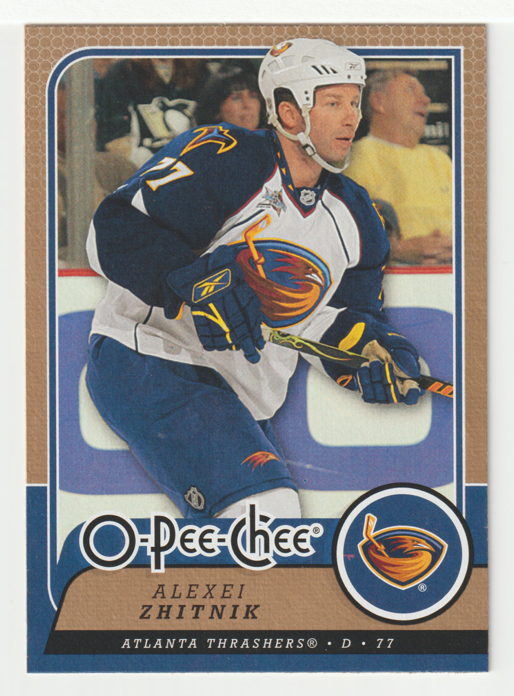 Alexei Zhitnik - Atlanta Thrashers (NHL Hockey Card) 2008-09 O-Pee-Chee # 168 Mint