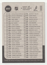 Load image into Gallery viewer, Checklist # 2 (# 101 - # 200) (NHL Hockey Card) 2008-09 O-Pee-Chee # 497 Mint
