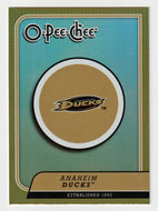 Anaheim Ducks Team Logo & Checklist (NHL Hockey Card) 2008-09 O-Pee-Chee # CL1 Mint